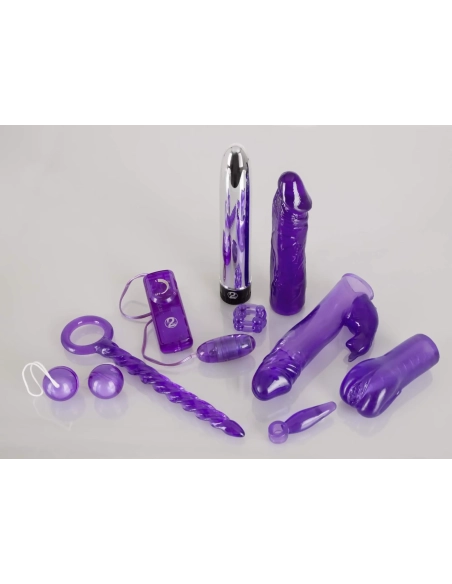 E-shop Purple Appetizer - súprava sexuálnych hračiek (9dielna)