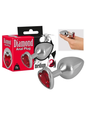 Análne dildo Diamond 85g Aluminum Dumbbell